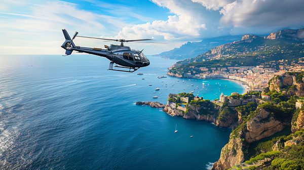 Vol en hélicoptère de Nice à Monaco : découvrez des sites emblématiques depuis le ciel